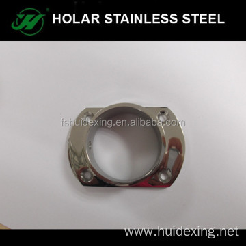 square handrail floor flange